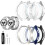 Case with Tempered Glass Screen Protector for Galaxy Watch 6 40mm, Scratch Resistant, Precise Fit 1