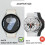 Case with Tempered Glass Screen Protector for Galaxy Watch 6 40mm, Scratch Resistant, Precise Fit 3