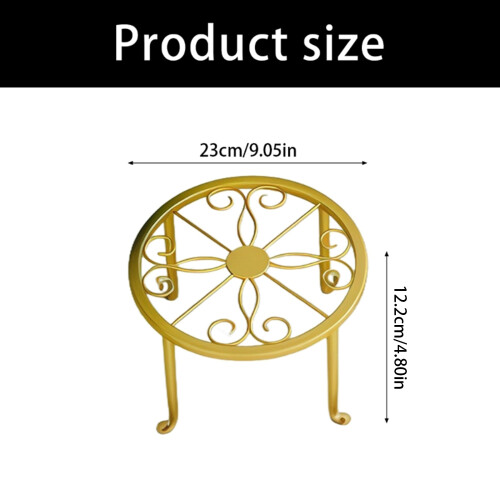 Modern Simple Styles Metal Plant Rack Rusts-cream white 1