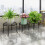 Modern Simple Styles Metal Plant Rack Rusts-cream white 5