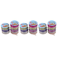 21Rolls Assorted Color Pet Lace Tape Self-Adhesive DIY Decor Sticker