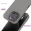 Case Shockproof Waterproof  Liquid Silicone Cover Gray for iPhone 16 Pro Max 2