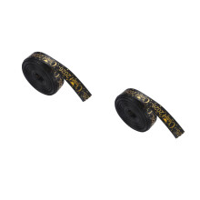 2Rolls Black Decorative Graduation Ribbon for Bouquet Hair Bows Crafts