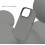 Case Shockproof Waterproof  Liquid Silicone Cover Gray for iPhone 16 Pro Max 4