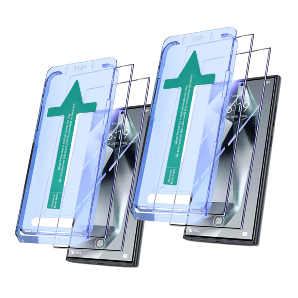 Privacy Tempered Glass Screen Protector 2 Pack Anti Spy Bubble For Samsung Galaxy S24 Ultra 9771547068891