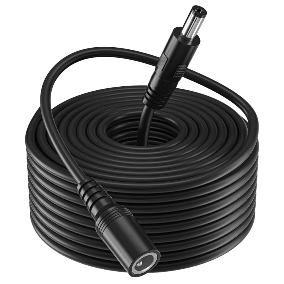 33Ft Dc Power Extension Cable 5.5Mm X 2.1Mm 12V Adapter For Cctv Camera Led Strip Long Plug Cord 9092120806809
