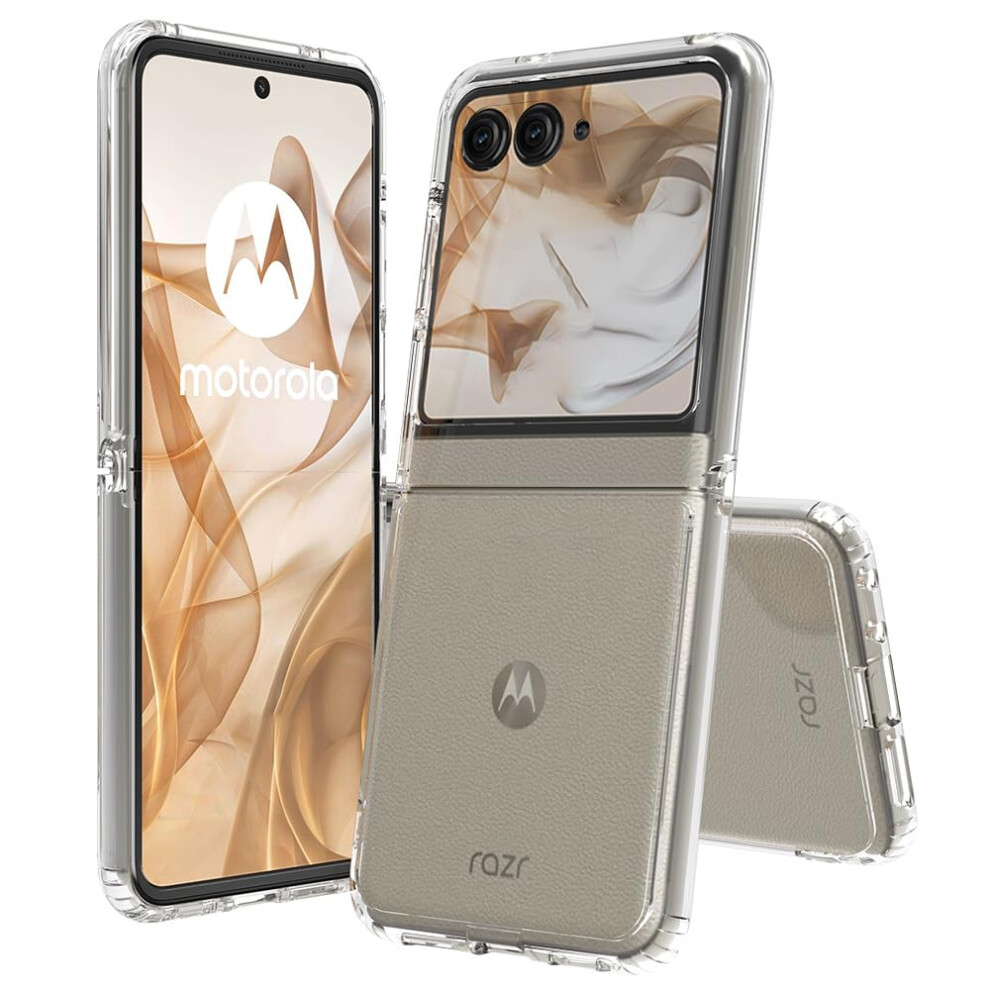 Case Clear For Motorola Razr 60 Ultra, Crystal Clear Slim Shockproof Tpu Bumper Flip Phone Cover 9073542735595