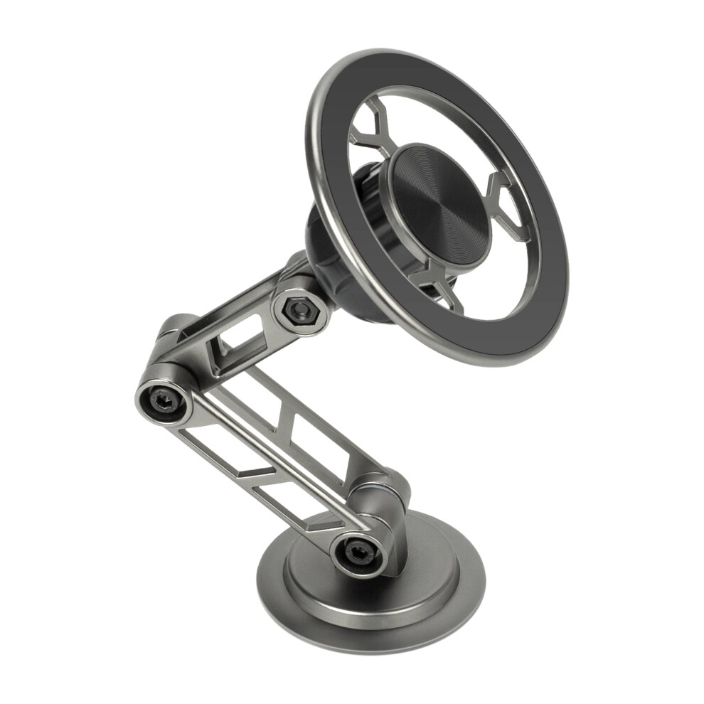 Magnetic Car Phone Mount With 720 Rotation Foldable Alloy Holder For Iphone And Android 9092120806984