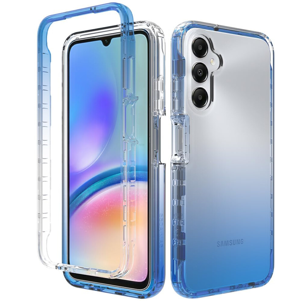 Case With Builtin Screen Guard, 360 Shockproof Rugged Bumper Cover, For Samsung Galaxy A25 5G Blue 9092120808353