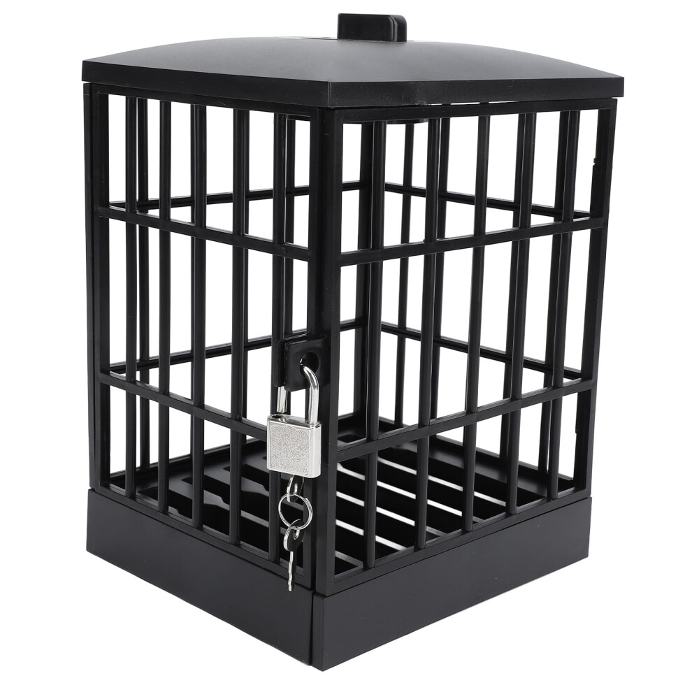 Cell Phone Jail Lock Box With Timer, Secure Locking System, Sixphone Capacity For Classroom Or Home Black 9330225039037
