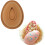 2 Pack Easter Egg Chocolate Molds, Egg Mold Silicone, Egg Shaped Easter Chocolate Molds Non-Stick Egg Mold 1