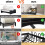 Dish Drying Rack for Kitchen Counter, 2-Tier Drainboard Set with Double-Layer Bowl Rack, Cup Rack, Drain Board 1