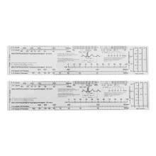 Essential EKG Ruler Pocketcard in English