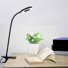 48 LED-Bureaulamp Klem op Bureaulamp 360Flexibel Leestafellicht Oogverzorgende USB-Klemlamp voor Bed Bureauwerkbank-A