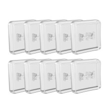 10pcs Low Profile PC Keycaps for Kailh 1350 Choc  Mechanical Keyboard Ultra Thin Transparent Keycaps
