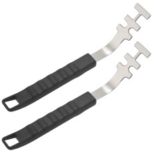 2Pcs Heat-Resistant Grill Grate Lifter Anti-Scald Cooking Grate Lifter Tool BBQ Grill Tools Accessories for Camping