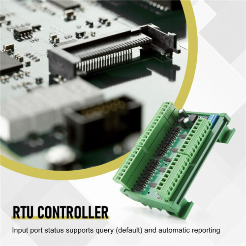 32Ch PNP Isolated Digital Input RS485 Modbus Rtu Controller  12V 24V PLC  Quantity Acquisition Board(with Case) 1