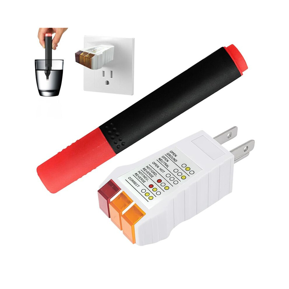 Grounding Tester - Outlet Tester & Conductivity Test Pen For Earthing Sheets, Mats, Blankets, Pillowcases, Wristbands 6032387001428