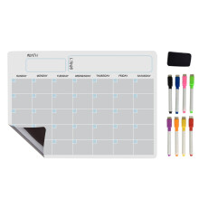 A3 Magnetic Whiteboard Dry Erase Calendar Set Whiteboard Weekly Planner for Refrigerator Fridge Kitchen Home 17X12 inch