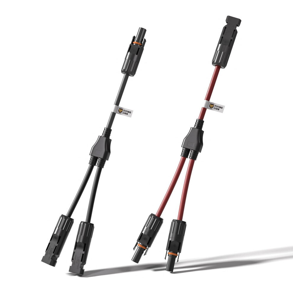 Solar Panel Connector Mc4 Y Branch Adapter Dual Set For Parallel Pv Connection M/Ff And F/Mm 9771547071013