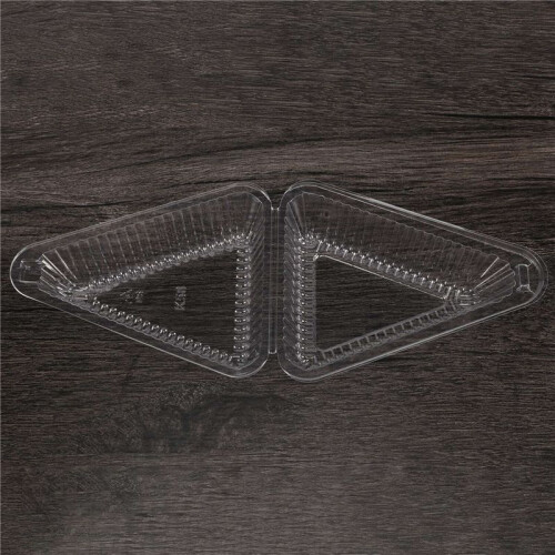100Pcs Triangle Cheesecake Boxes Slice Cake Box Triangle Pie Holders Cake Boxes for Bakery Party Wedding 1