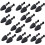 10 Pair Durable Form Plastic Shoe Tree Practical Boot Shoe Stretcher Black 1