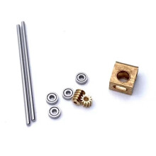 0,2M Turbina Sem-Fim Micro-Tipo Caixa de Transmissão 90 Mecanismo de Redução de 12 Vezes Caixa de Engrenagens Modelo de Carro DIY, A