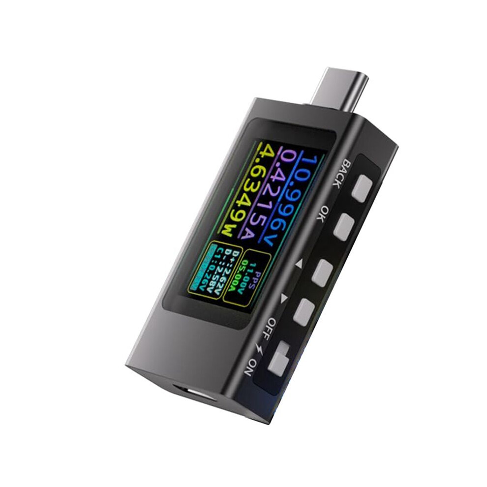 Kowsi Usb C Power Meter Tester,Usb C Tester Digital Multimeter With Lcd Display,Digital Voltmeter Type C Voltage Current Tester 6032251552148