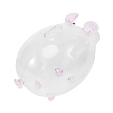 Pig Piggy Bank Money Boxes Coin Saving Box Cute Transparent Glass Souvenir Birthday Gift For Children Kids-