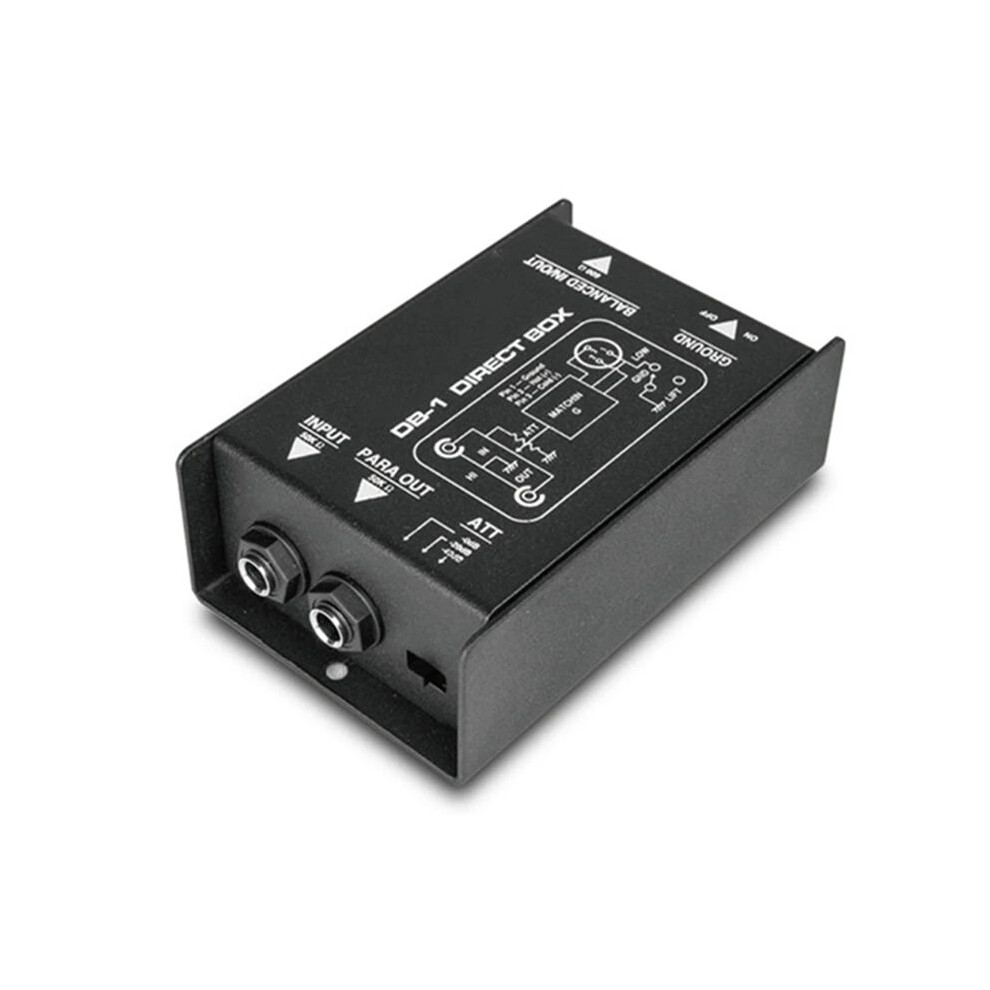 Professional Direct Box Single Channel Passive Di-Box Direct Injection Box Balanced & Unbalance Signal New 6034085210942