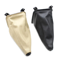 Car PU Leather Manual Gear Shift Lever Dust Cover for  Sportage Beige