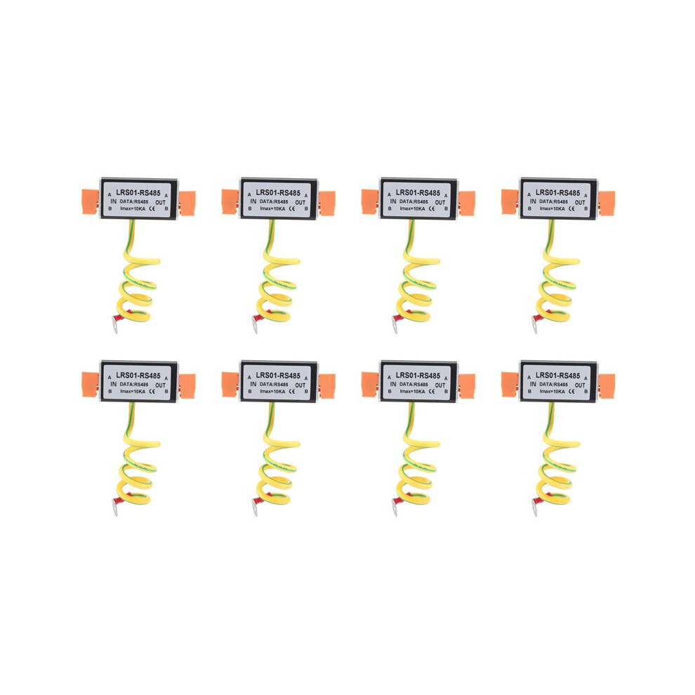 8X Rs485 Date Signal Power Arrester Anti Surge Protector Monitoring Cctv Camera Protection Device Thunder Preventer 6031563894007