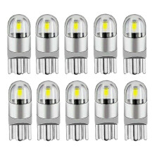 10St 6000K Canbus T10 168 194 W5W Dome License SidomarköR LED-Lampa Vit