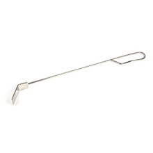 Rvs Charcoal Ash Rake BBQ Ash Tool Rake Poker voor Joe Charcoal Smoker Houtkachel Zilver