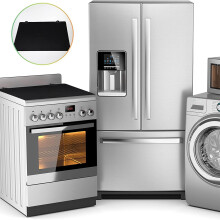 Stove Cover for Electric Stove - Protects Electric Stove Washer Dryer Top,Table Pad Kitchen Stove 42X28cm