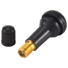 25Pcs TR 413 Short Rubber Car Tubeless Vacuum Snap-In Tire Valve Stems alloy