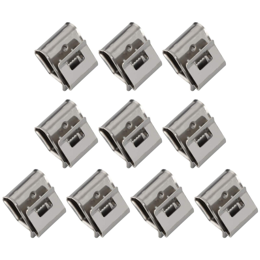 50Pcs Stainless Steel Solar Cable Clips Quick Release Photovoltaic Wire Clamps For Efficient Pv Module Management 9771547071488