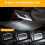 4X Rechargeable Magnifying Glass with Light 20LEDs, Handheld Rectangular Page Lighted Magnifier, 3 Brightness Modes 6