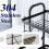 Dish Drying Rack -Multifunctional Dish Rack, Rustproof Kitchen Dish Drying Rack with Drainboard & Utensil Holder 3