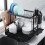 Dish Drying Rack -Multifunctional Dish Rack, Rustproof Kitchen Dish Drying Rack with Drainboard & Utensil Holder 5