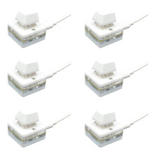 6X 1-Key Shortcut Keyboard USB Custom Programmable Macro Keyboard Hot Key Mouse One Key Button RGB  Keypad
