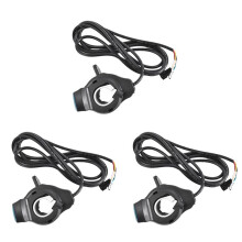 3X Ebike Thumb Throttle with LCD Display, Speed Control Handlebar Grips Electric Bike Accessories