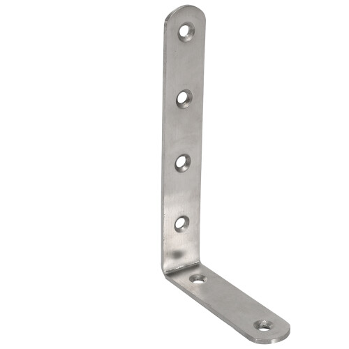 125x75mm L Shape Stainless Steel Shelf Corner Brace Angle Bracket 2