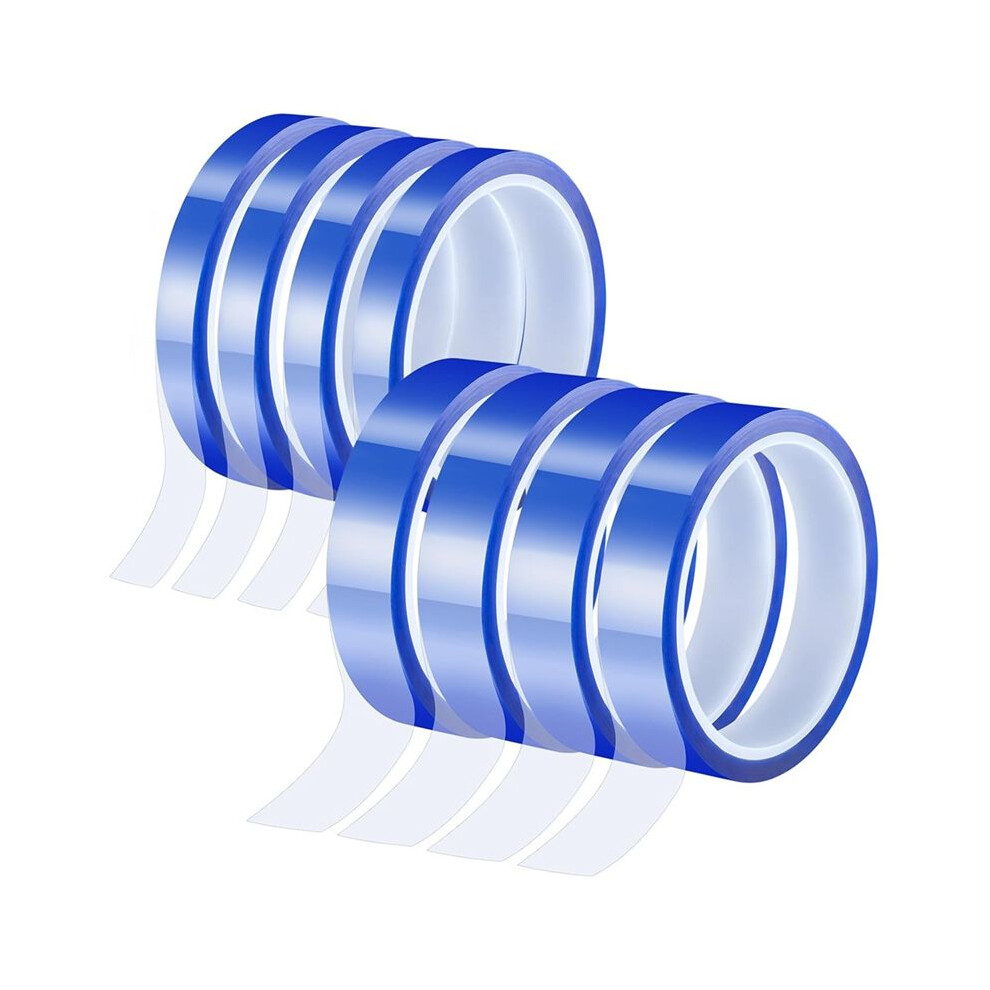 8Rolls 10&20Mm Heat Resistant Tape, Heat Transfer Tape, Heat Tape Thermal Tape For Heat Transfer Sublimation Press 4712519532991