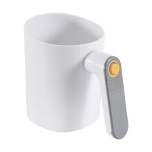 Tamizador EléCtrico de Mano para Harina, Polvo de AzúCar Glaseado, Tamiz de Harina de Acero Inoxidable, Tamiz en Forma de Taza, Herramienta para