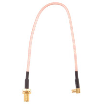 SODIAL (R) MCX-Stecker auf SMA-Buchse RG316 Low Loss Pigtail Kabel Adapter 21 cm/ 8.3"