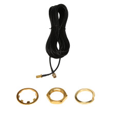 RP - SMA -Vrouw Wifi Antenne Connector Verlengkabel Zwart 10 M