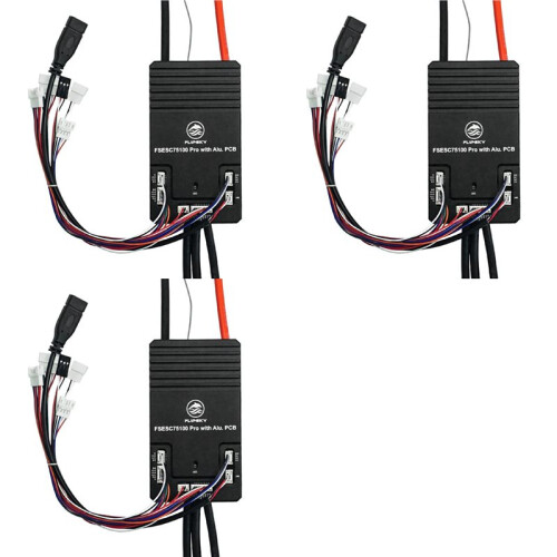 3X Flipsky 75100 Pro Speed Controller with Aluminum PCB Based  VESC for Electric Skateboard / Scooter 1