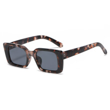 (Style4)Occhiali da sole eleganti geometrici retrò con Uv400 per streetwear di tendenza e outdoor