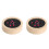 2X Houten Lavasteen Etherische Olie Diffuser, Zwarte Lavasteen Stenen Diffuser, Stenen Diffuser voor Thuis, Kantoren, Yoga, Sauna 1
